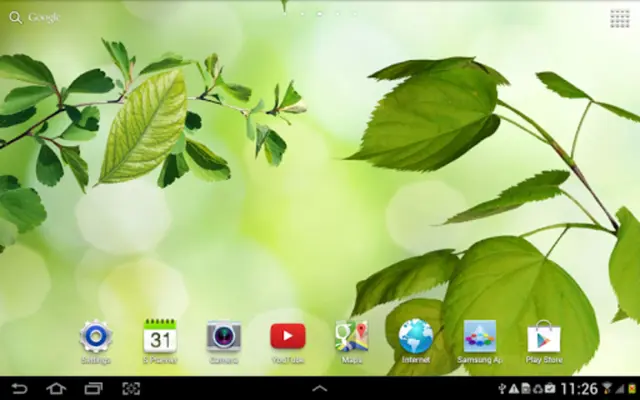 Leaves Live Wallpaper android App screenshot 1